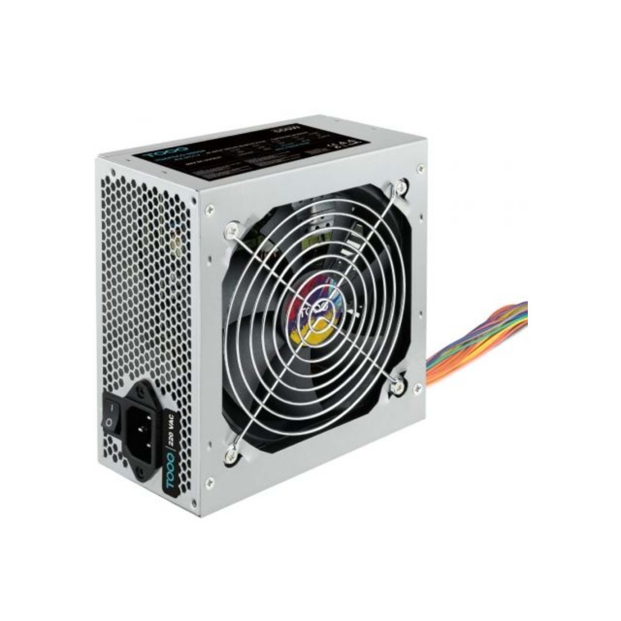 FUENTE ALIMENTACION 550W TOOQ PFC-ACTIVO 4SATA 12CM ATX